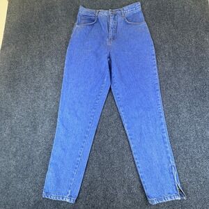 Anchor Blue Jeans Womens 27x27 Denim Cotton High Rise Zipper‎ Hem Tapered Leg